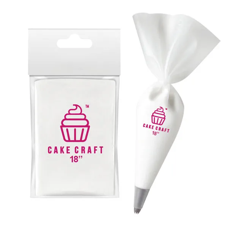 Reusable cotton piping icing decorating bag 18 inch