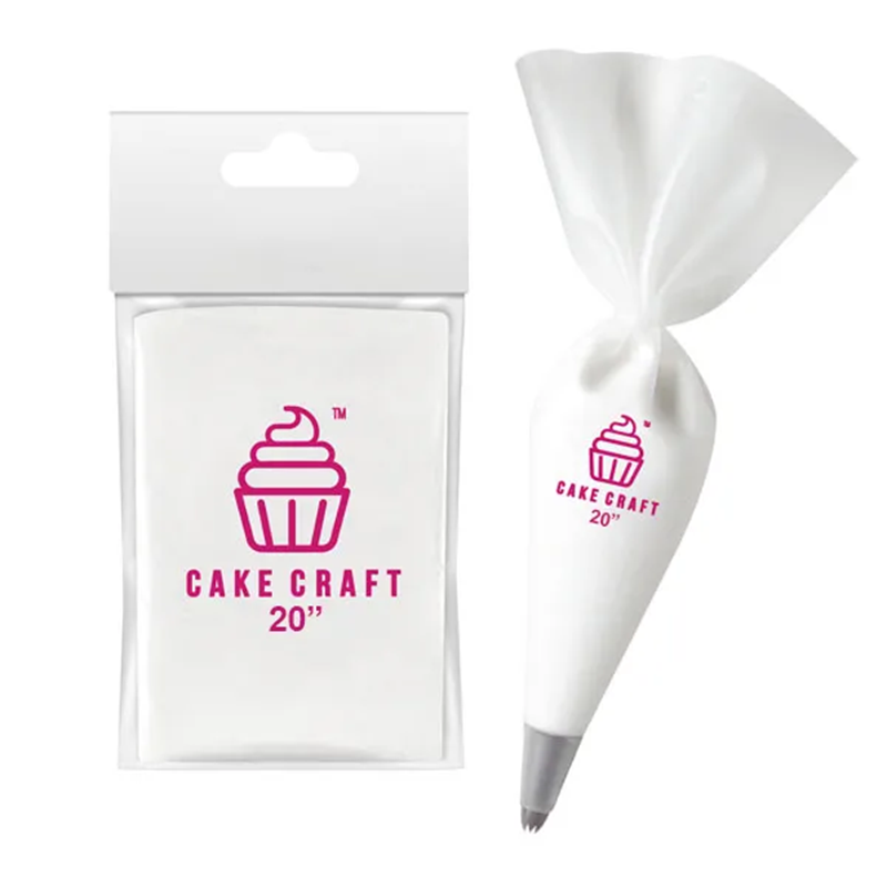 Reusable cotton piping icing decorating bag 20 inch