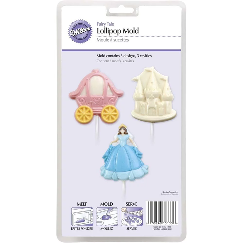 Fairytale princess lollipop chocolate mould