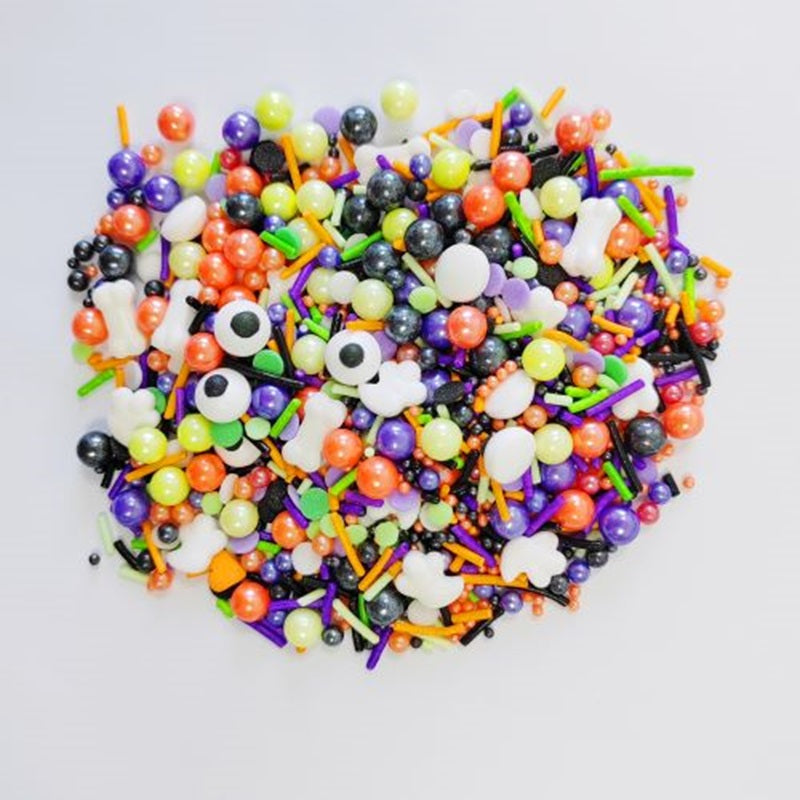 Halloween eyeballs bones and ghosts Sprinkle medley mix 80g