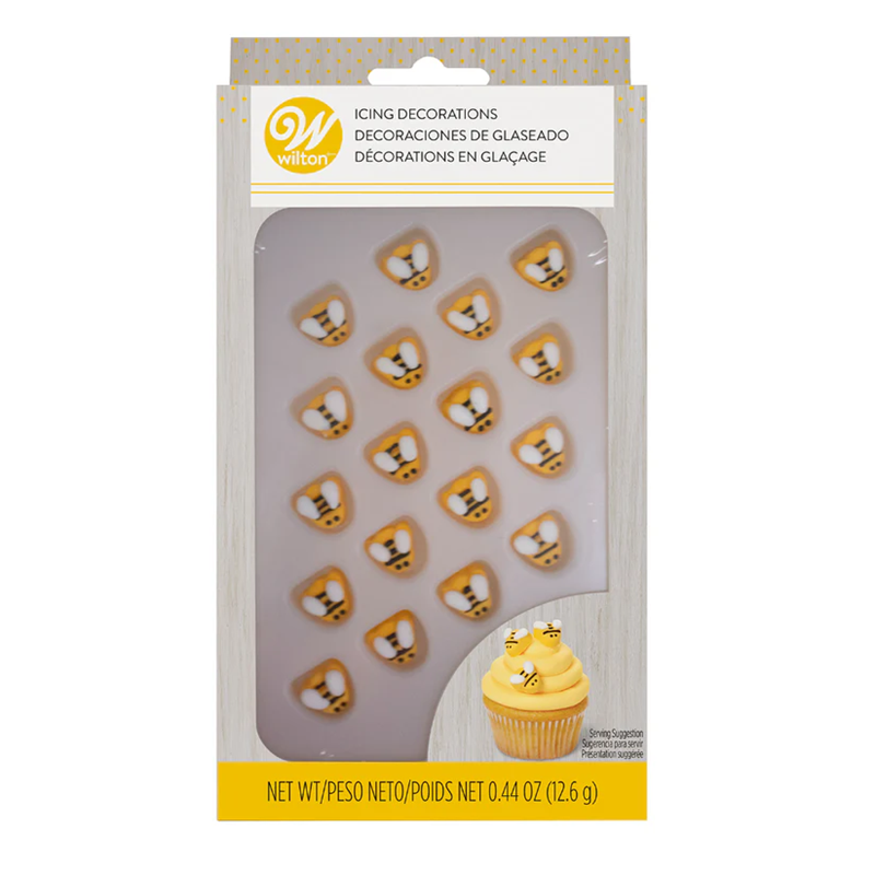 Royal Icing Bumble bee cute BEES sugar icing decorations