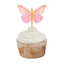 Butterfly cupcake picks pack of 12