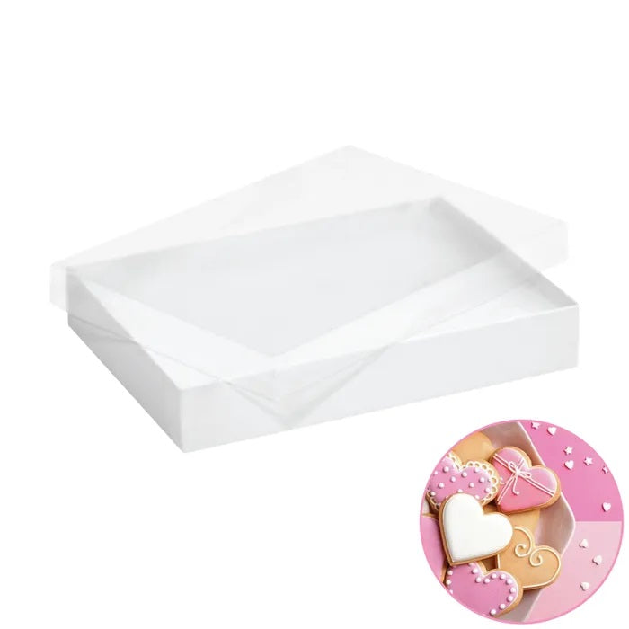 Clear Lid Box for cookies Medium Rectangle