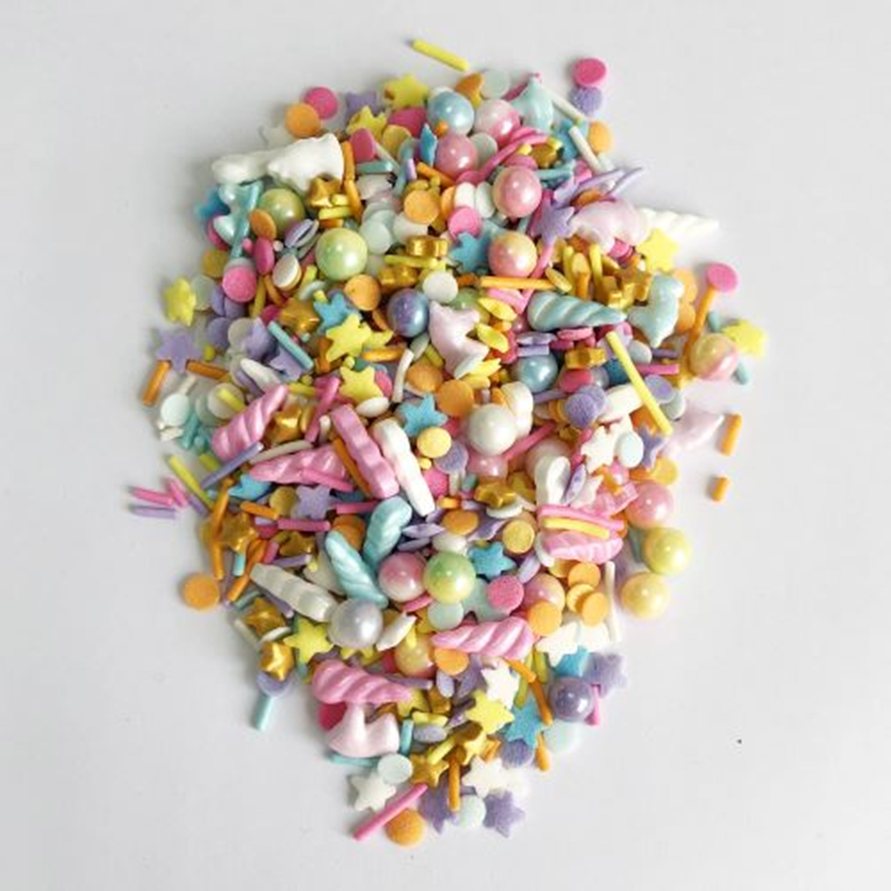 80g sprinkle medley by Arcoiris Rainbow Colourful Unicorn mix