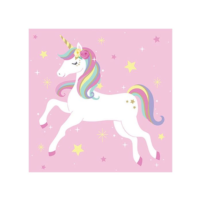 Unicorn party napkins serviettes (20) style no2