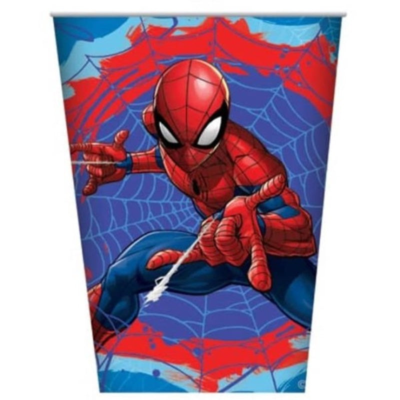 Spiderman party cups (8) style no2