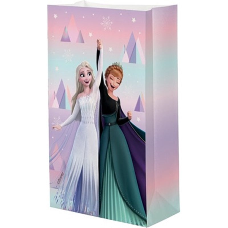 Frozen Elsa and Anna party paper bags (8)