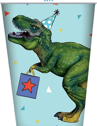 Dinosaur fun party cups pack of 8 Style no1