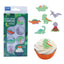 Edible cupcake toppers pack of 6 gumpaste icing decorations Dinosaurs