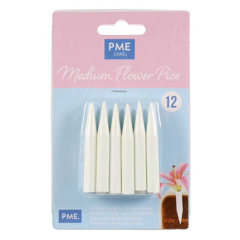 PME flower posy picks for feathers or wires 12pk medium