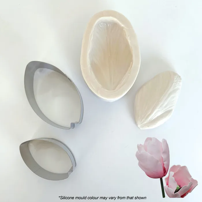 Holland tulip flower cutter petal and veiner set