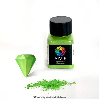 Vivid Leaf Green 10g pot Edible Metallic lustre dust