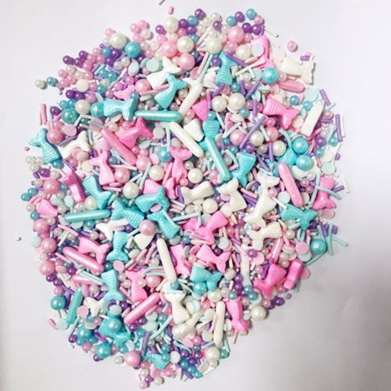 80g sprinkle medley by Arcoiris Pastel Mermaid mix