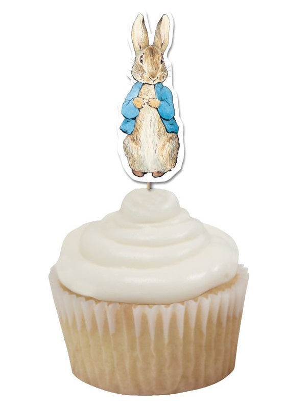 Cupcake Pick Design #2 Peter Rabbit in his Blue Jacket