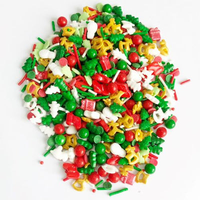 Reindeer and Christmas Trees Sprinkle medley mix 80g by Arcoiris