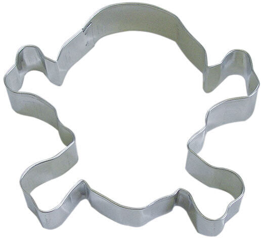 Skull and Crossbones cookie cutter 3 inch - Kiwicakes