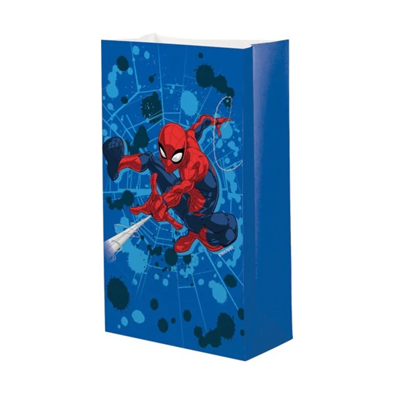 Spiderman paper bags pack of 8