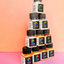 Tower of stacked Vivid Edible Metallic Lustre Dusts.