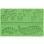 Fern Fondant and GumPaste silicone mould Korus fern butterfly dragonfly & border