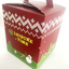 Christmas Cupcake box with handle Holds 1