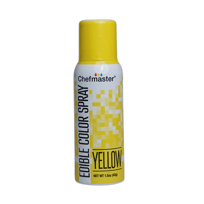 Chefmaster edible colour spray for icing Yellow