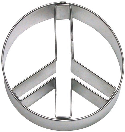 Peace sign cookie cutter - Kiwicakes