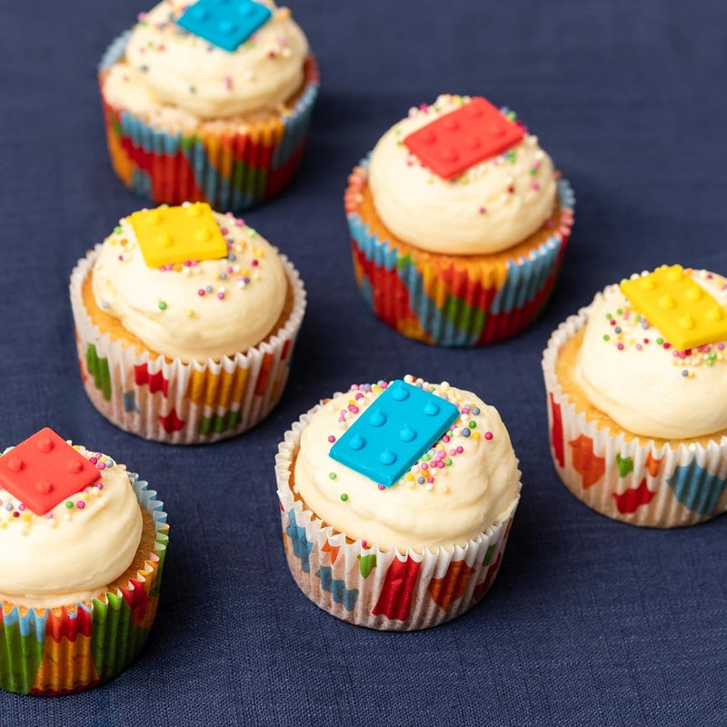 Building block Cupcake papers baking cups