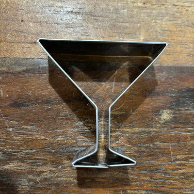 Martini cocktail glass cookie cutter Style no2