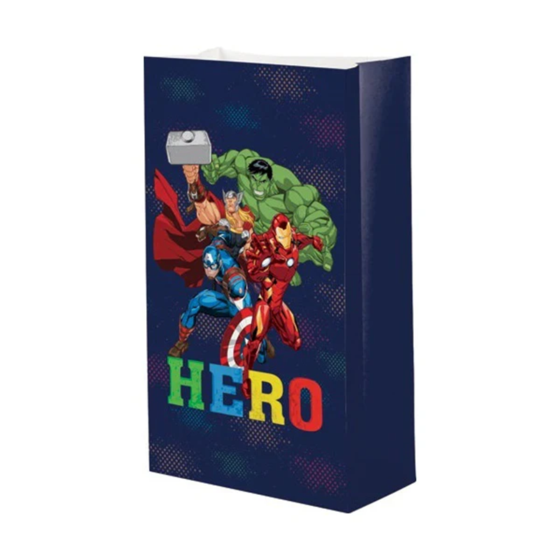 Avengers party paper bags pack of 8