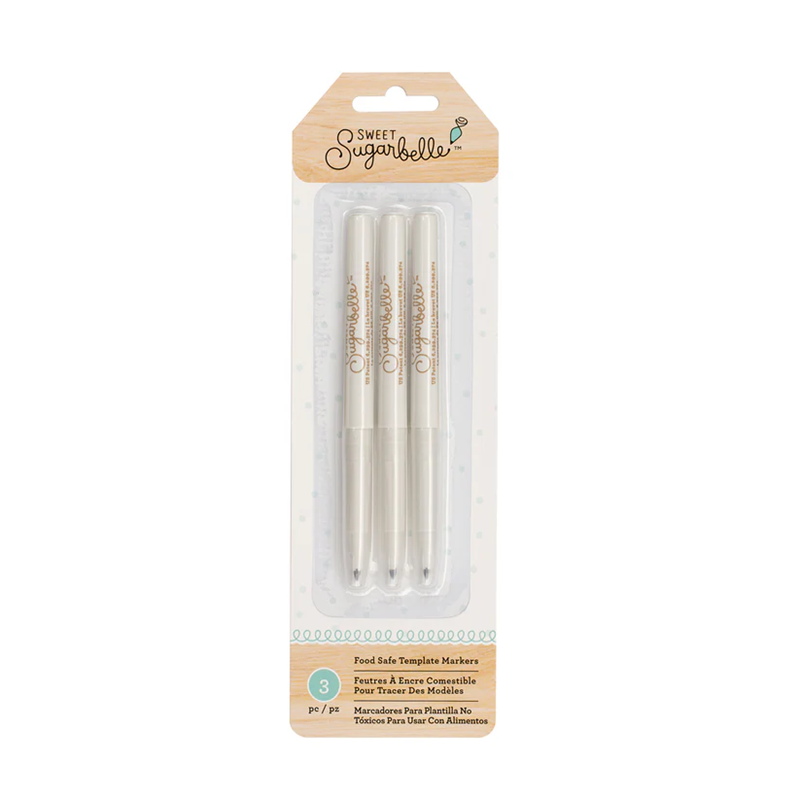 Tan food colours pens by Sweet Sugarbelle for cookie template tracing