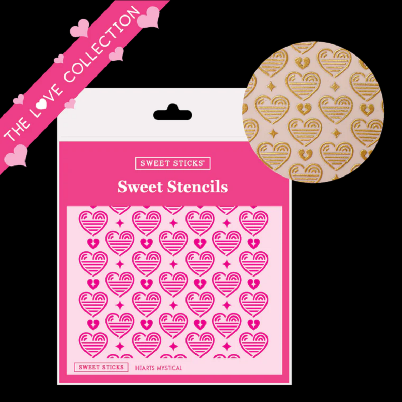 Hearts Mystical Stencil by Sweet Sticks