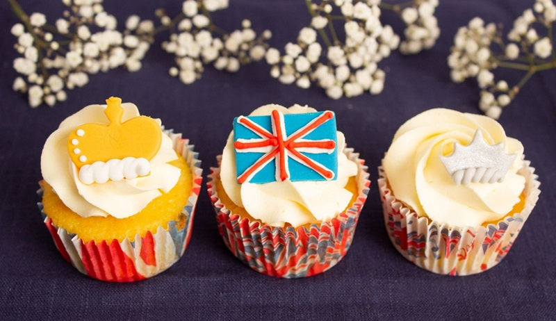 Union Jack Flag edible icing decorations