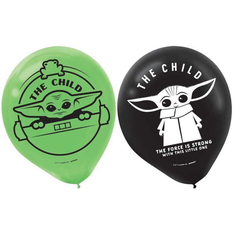 Star Wars Mandalorian balloons pack 6