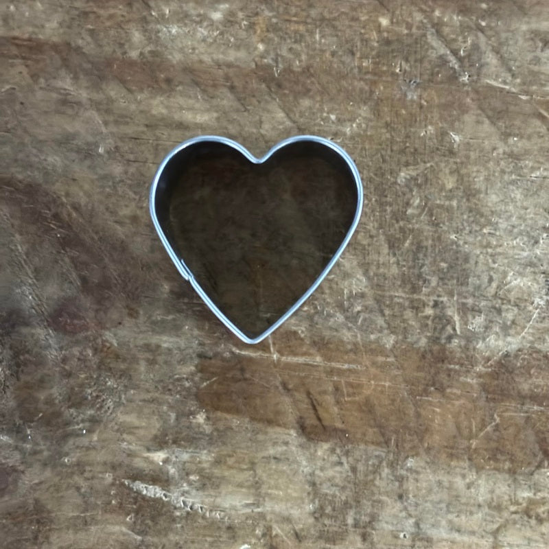 Mini heart cookie cutter