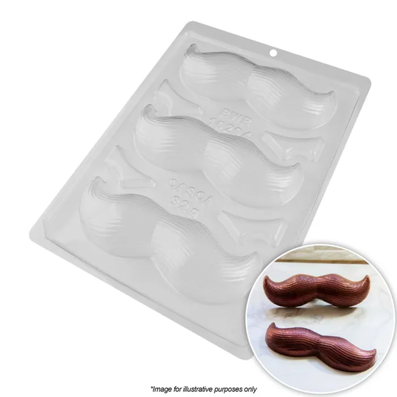 Moustache or mustache chocolate mould