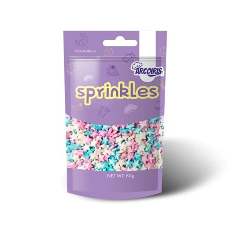 80g sprinkle medley by Arcoiris Pastel Star mix