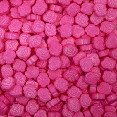 Pink Rose flower Sprinkles by Krazy Sprinkles