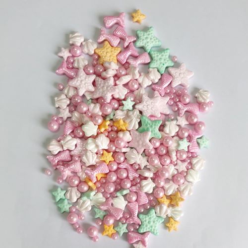 80g sprinkle medley by Arcoiris Sea Life Mix Pink