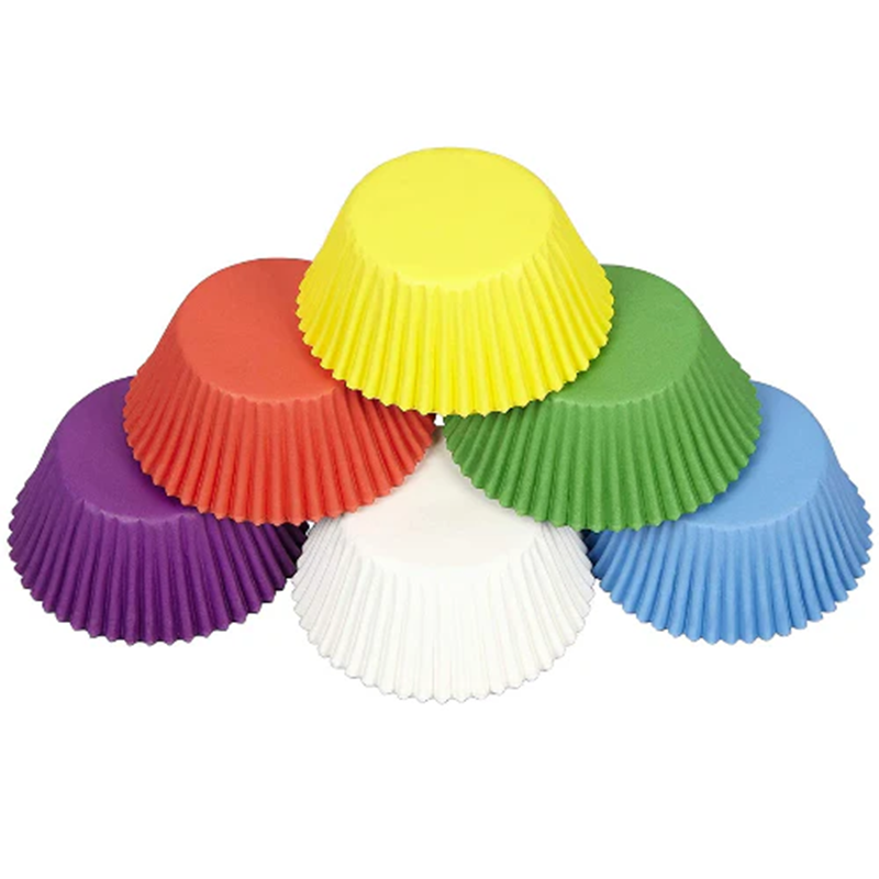 Primary rainbow standard cupcake papers 150 pack