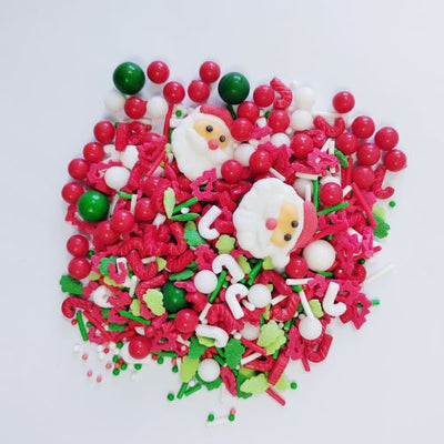 Christmas Santa Sprinkle medley mix 80g by Arcoiris