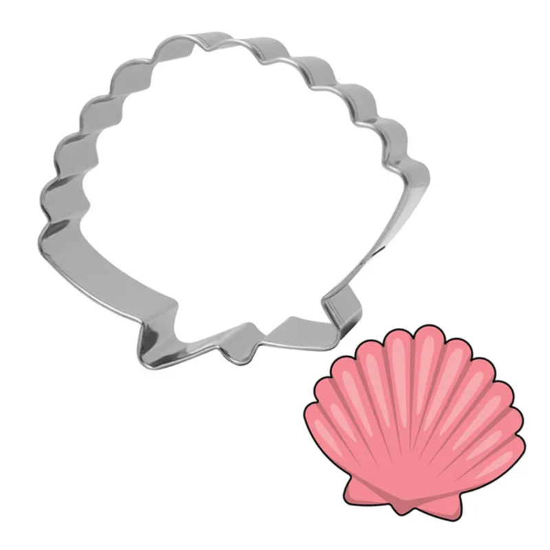 Seashell or scallop cookie cutter