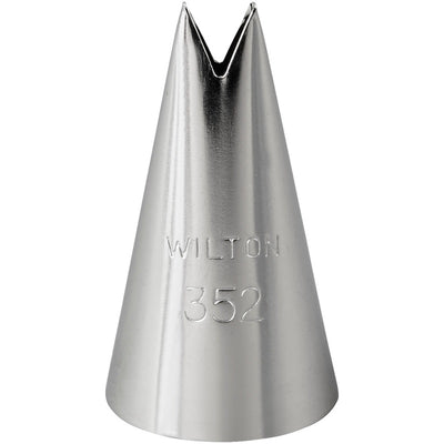 Standard Wilton icing nozzle tip No 352 Leaf or Leaves