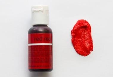 Concentrated food colouring gel paste Red Red by Chefmaster