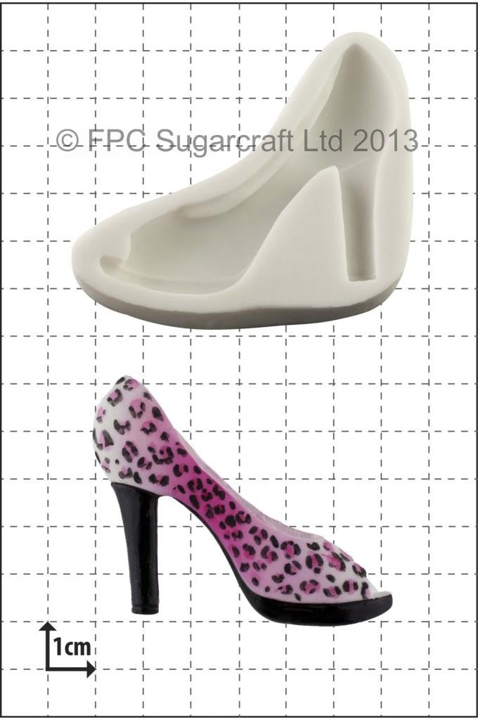 High Heel Shoe PEEP TOE silicone mould