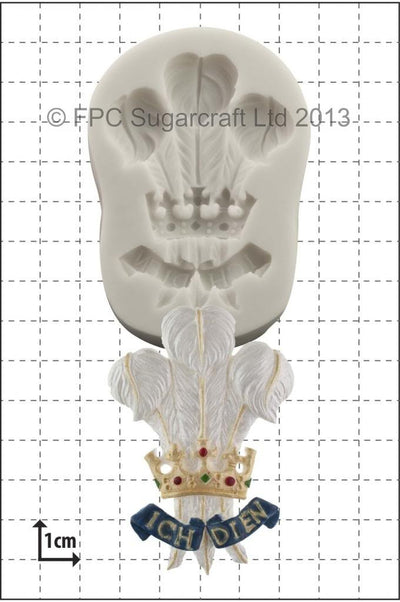 Prince of Wales Feathers silicone mould