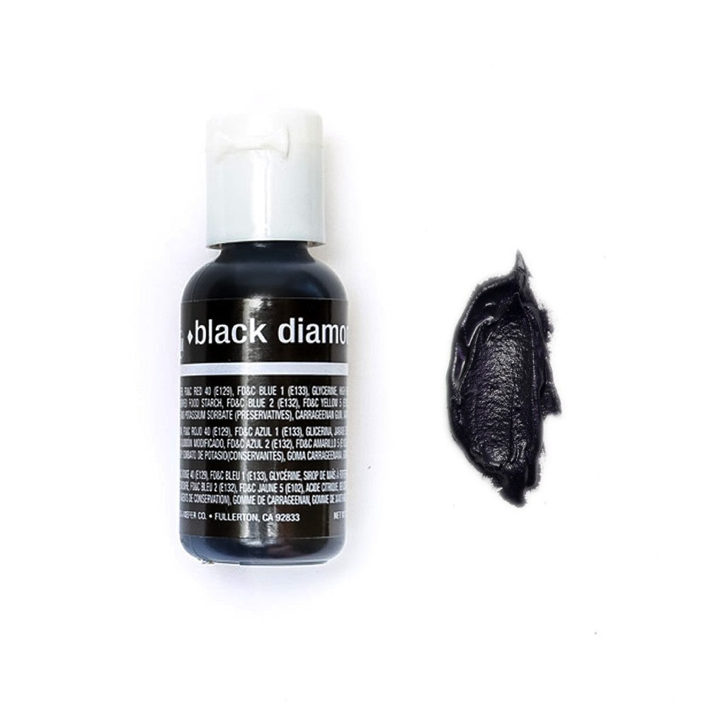 Concentrated food colouring gel paste Diamond Black by Chefmaster