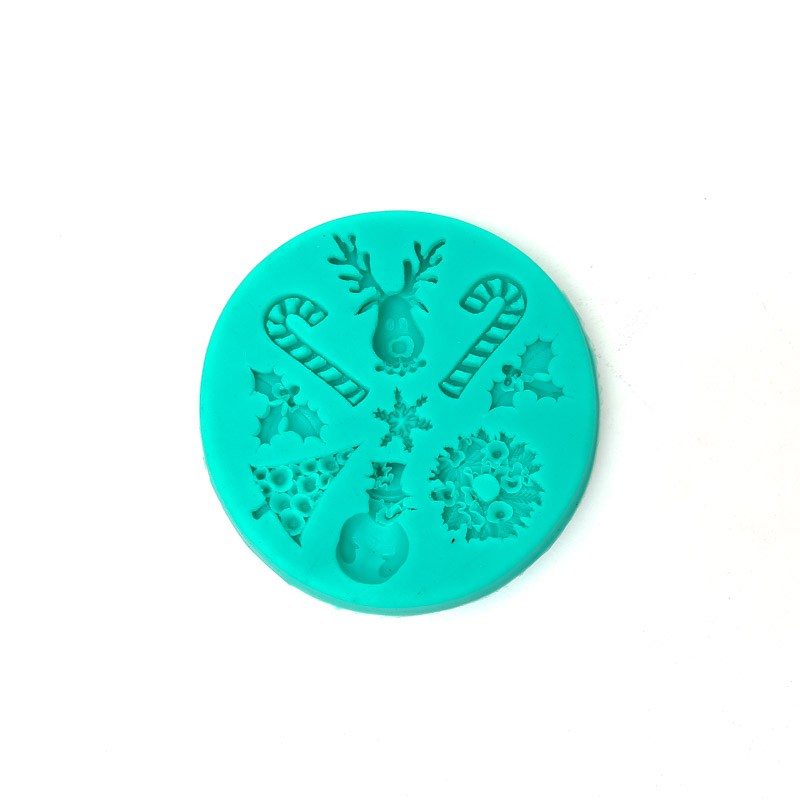 Christmas icons silicone mould