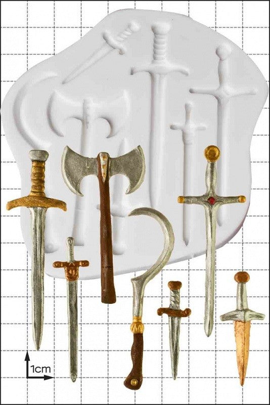 Swords and Weapons silicone mould