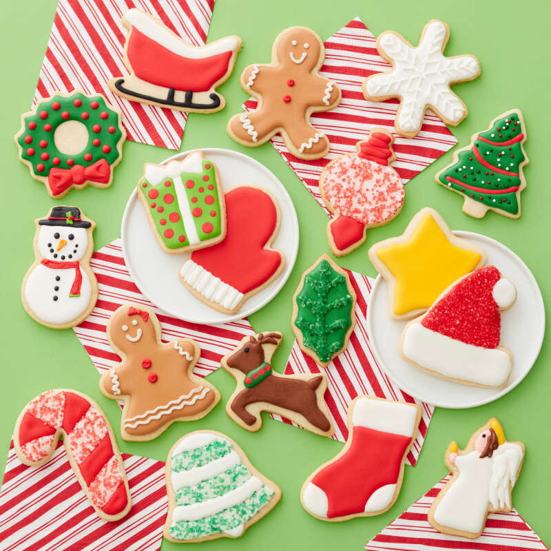 Metal christmas cheap cookie cutters