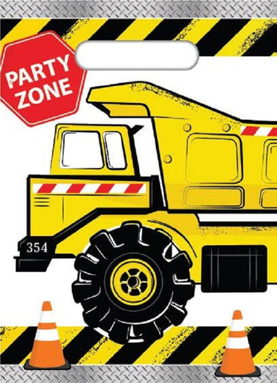 Construction vehicle Party loot bags (8) style no 2 ONLY ONE LEFT